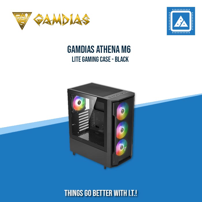 GAMDIAS ATHENA M6 LITE GAMING CASE BLACK GAMDIAS ATHENA M6 LITE GAMING CASE BLACK